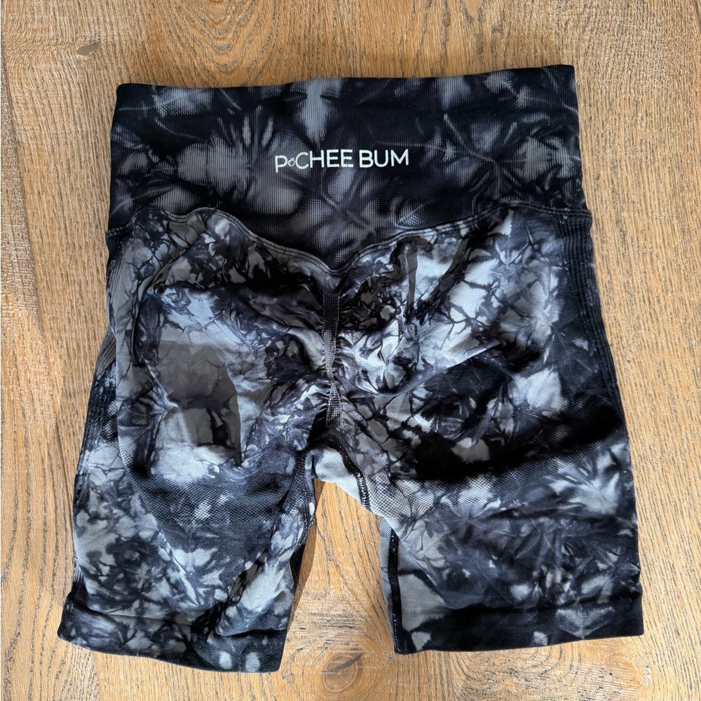 PCHEE BUM Black and Gray Shorts